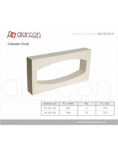 Celosía Oval