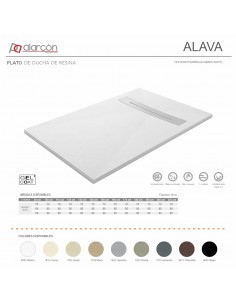 Plato de Ducha de Resina ALAVA