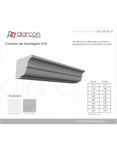 CORNISA DE HORMIGÓN S10