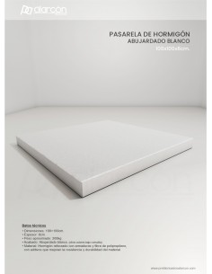 PASARELA DE HORMIGÓN...