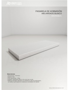 PASARELA DE HORMIGÓN...