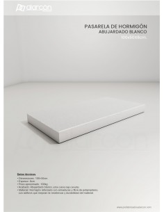 PASARELA DE HORMIGÓN...