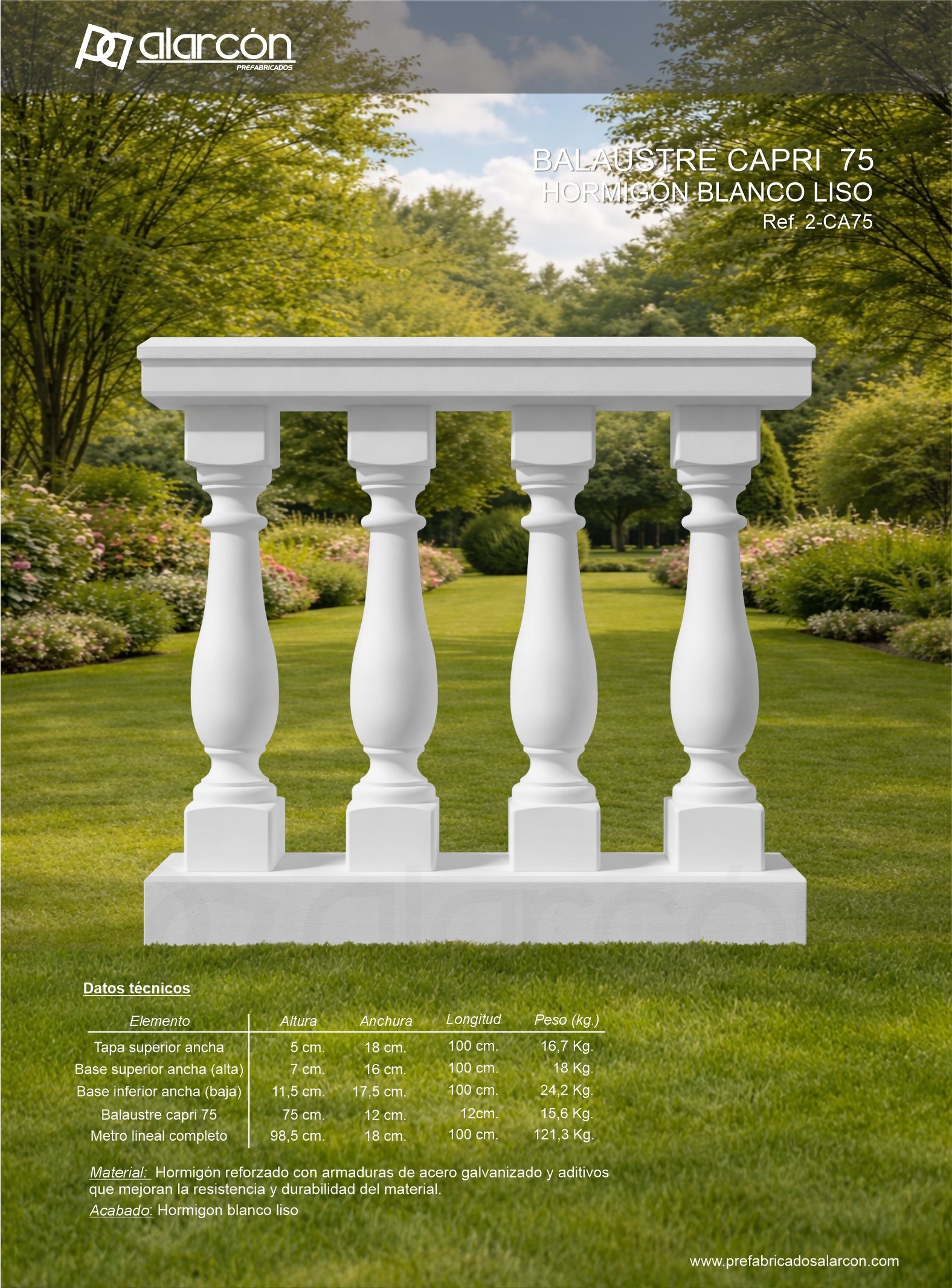 Ml. BALAUSTRE CAPRI 75