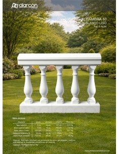 Ml. BALAUSTRE ALHAMBRA 50CM