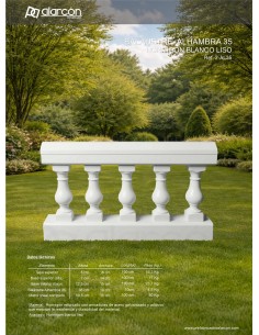 Ml. BALAUSTRE ALHAMBRA 35CM