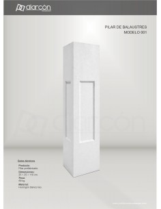PILAR MOD.001 - 25x25cm.