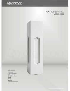 PILAR MOD.003 - 25x25cm.