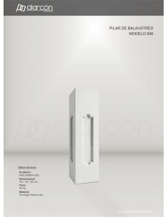 PILAR MOD.006 - 18x18cm.